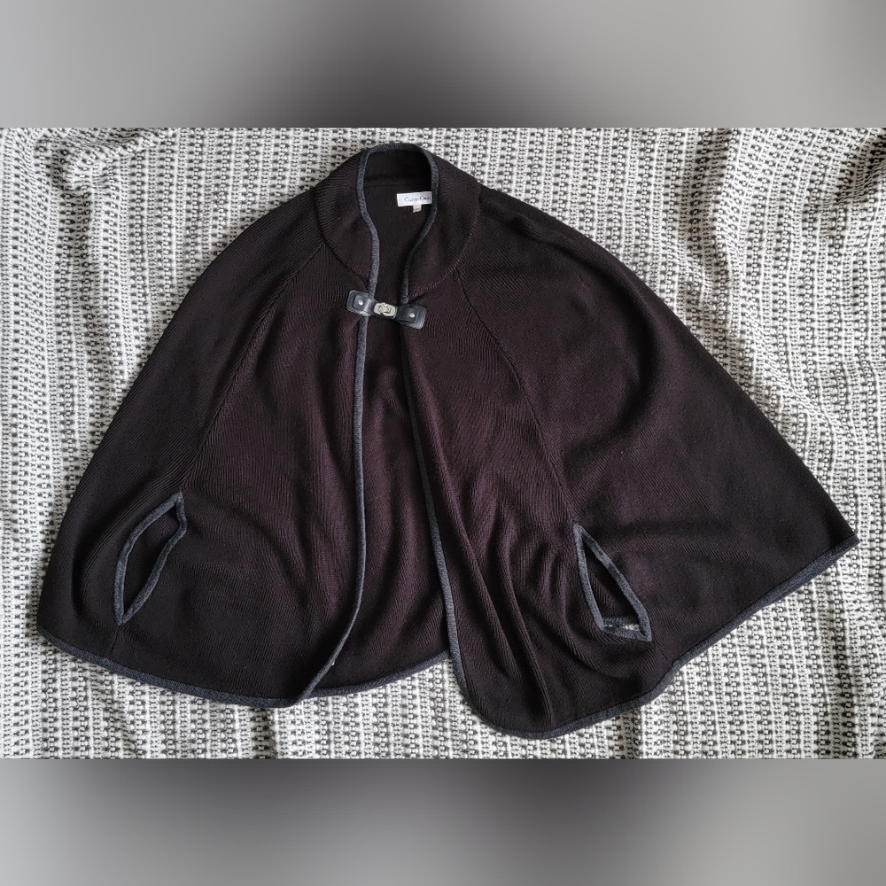 Calvin Klein cape black One size women's